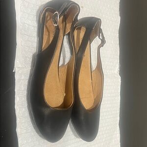 white Mt.  Black Women's Flats